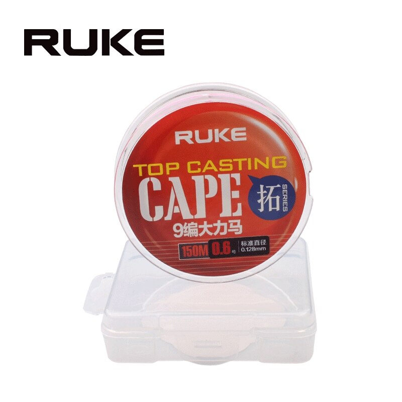 RUKE-2019 신제품 150m 낚싯줄, 9 브레이드 PE 라인, 더 멀리 던지고 내마모성, 무료 배송